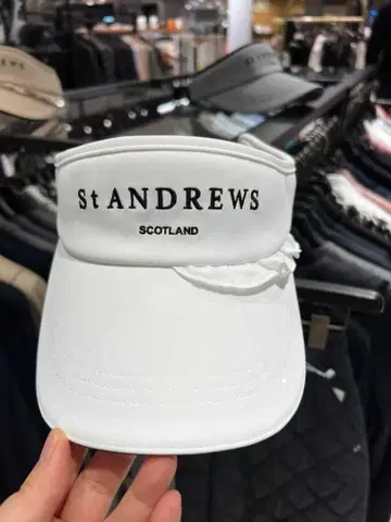 최종 가격 세인트 앤드류스 귀여운 선바이저 리본 탈부착 가능