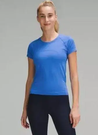 새상품급 룰루레몬 상의 T셔츠 블루 파랑 2