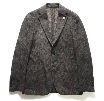 새상품 라르디니 LARDINI 울 플란넬 저지 자켓
