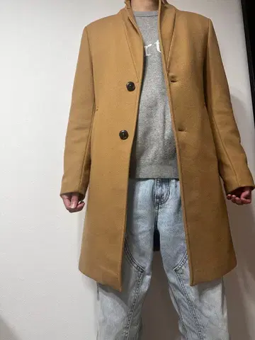 ZARA 카멜 체스터 코트 M 사이즈
