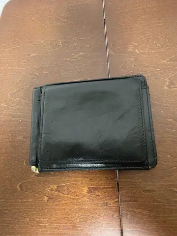 글렌로얄 머니클립 블랙 가죽