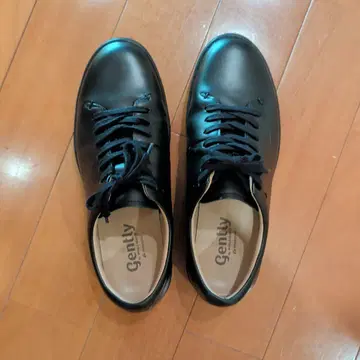 Gently GE102 블랙 가죽 신발 26.0 EE