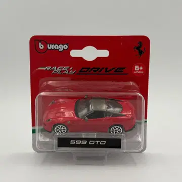 새상품 교쇼 1/64 스케일 페라리 599 GTO 교쇼 미니카 빨간색