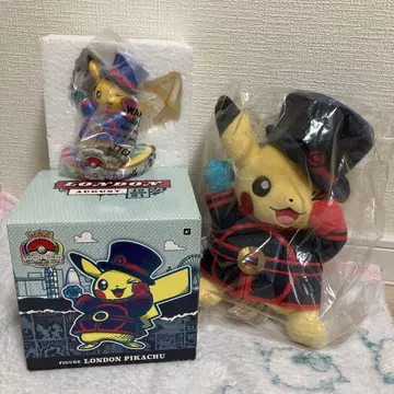 포켓몬 WCS 2022 런던 피카츄 피규어 봉제 인형 세트