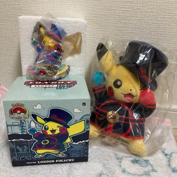 포켓몬 WCS 2022 런던 피카츄 피규어 봉제 인형 세트