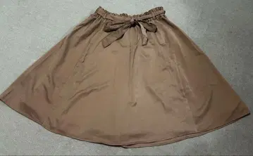 빅 사이즈 플레어 스커트 베이지 3L