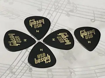 Gibson USA 기타 피크 5개 세트 두께 H