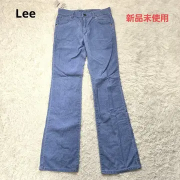 미사용 새상품 Lee 리 코듀로이 팬츠 플레어 팬츠 스카이블루 33