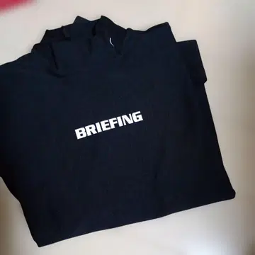 브리핑 여성용 두꺼운 원단 이너 BRIEFING 블랙 긴팔 셔츠