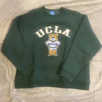 UCLA 정품 다크 그린 리버스 맨투맨 FREE 사이즈