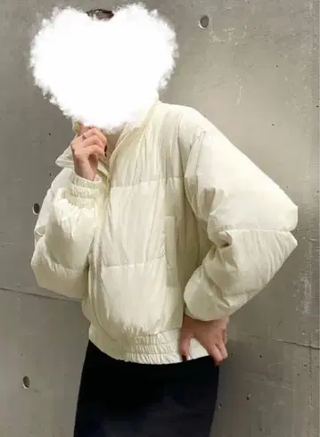 EMODA 아이보리 다운 자켓 F