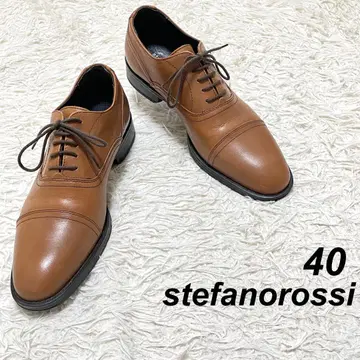 [ 새상품급 ] stefanorossi 가죽 신발 스트레이트 팁 40