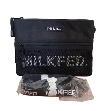 MILKFED. 밀크페도 숄더백 사코슈 블랙 로고