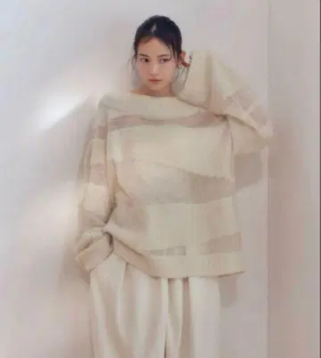 Andequal sheer pattern knit