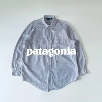 Patagonia 80s 더블 스트라이프 셔츠 홍콩 제조