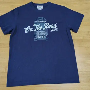 하마다 쇼고 On the Road 2023 티셔츠 인디고