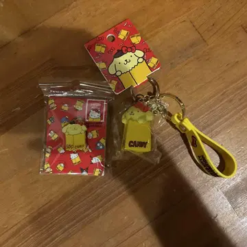 [새상품] 헬로키티전 한정판 러버 입체 키링 폼폼푸딩