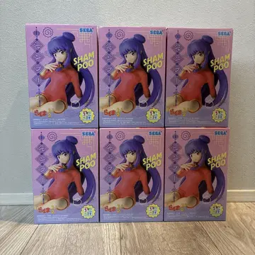 란마 1/2 쵸코노세 프리미엄 피규어 샴푸 6종 세트