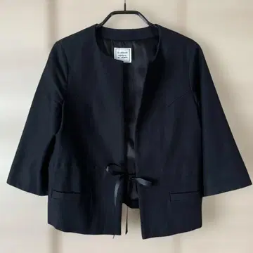 노카라 자켓 블랙