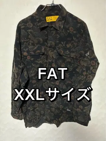 FAT 꽃무늬 코듀로이 셔츠 MEGARDEN 새상품급 JUMBO XXL