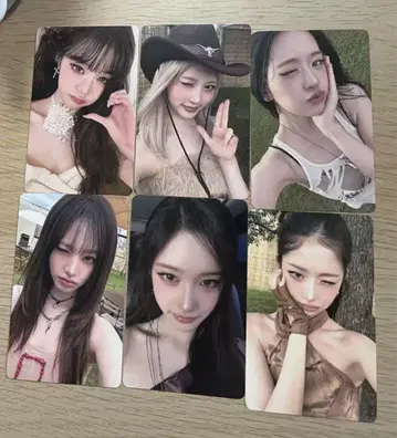 IVE 도쿄 회장 한정 IVE Secret 전원 6매 세트