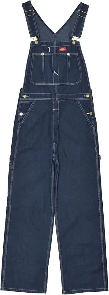 Dickies 다크 데님 오버롤
