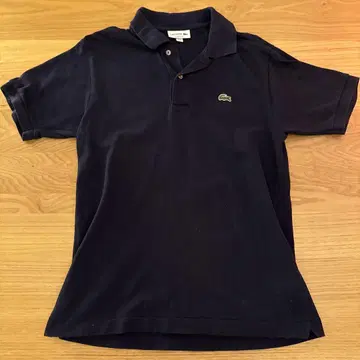 LACOSTE 네이비 피케 셔츠 US S