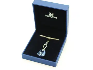 새상품급 스와로브스키 SWAROVSKI 크리스탈 목걸이 더블 체인