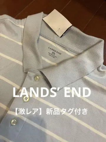 초레어! LANDS' END 피케 셔츠 XXL 페루산 택 포함 새상품