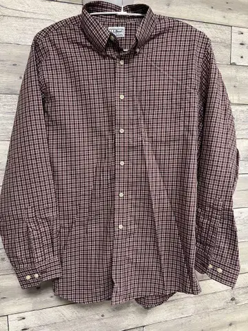 L.L.Bean 체크 무늬 긴팔 셔츠