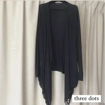 [ 10/15 기간 한정 ] 쓰리도트 threedots 블랙 가디건