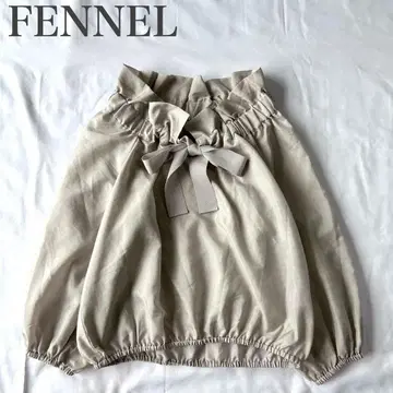 페넬 새상품급 리본 프릴 칼라 시어 볼륨 슬리브 블라우스