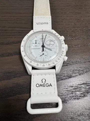 OMEGA Swatch x Speedmaster 화이트