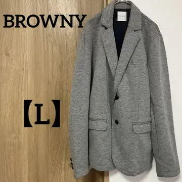 BROWNY [ L ] 그레이 테일러드 자켓