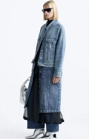 MAISON SPECIAL X ZARA 데님 자켓 드레스 M 사이즈