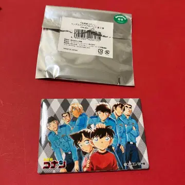 명탐정 코난 코난랜드 랜덤 스퀘어 캔뱃지 경찰학교조 에도가와 코난