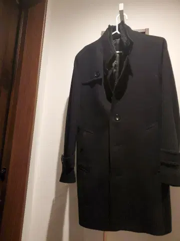 남성용 울 코트
