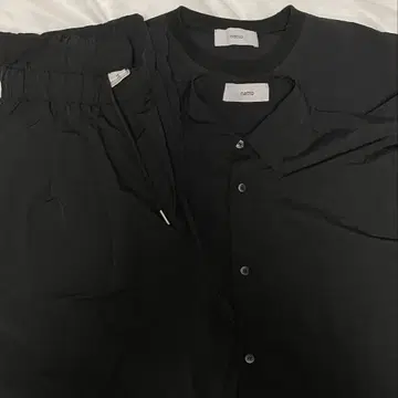 natto nylon set up exclusive set / black