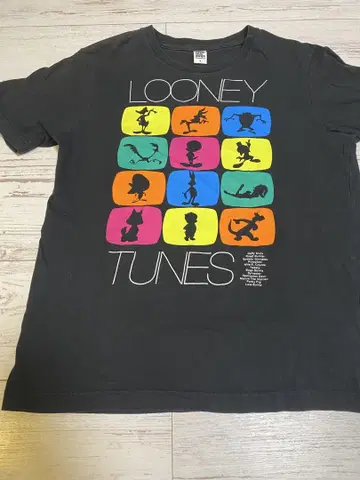 Looney Tunes T셔츠 S사이즈 블랙