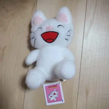 새상품 논탄 봉제 인형 화이트