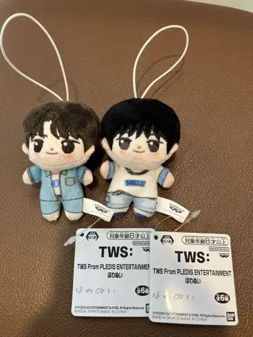 TWS 뽀와누이 시뉴 도훈 2세트 봉제 인형 마스코트 프라이스