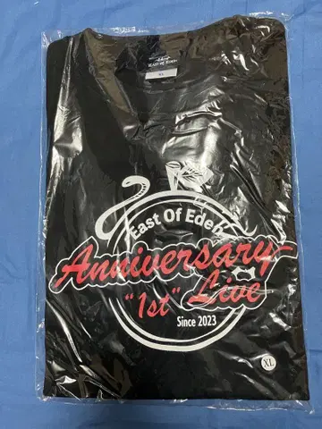 East Of Eden 1주년 라이브 S석 한정판 T셔츠 XL