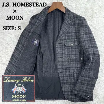 [ MOON 원단 ] 제이 에스 홈스테드 트위드 자켓 그레이 36 S