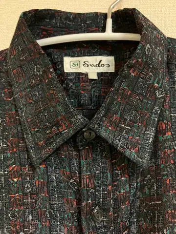 Sudos 긴팔 셔츠 구제 의류 시모키타자와