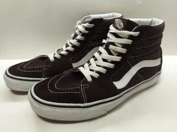 Vans 브라운 스웨이드 하이컷 스니커즈 Sk8-Hi 27cm