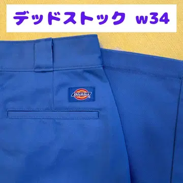 Dickies 워크 팬츠 W34 클리어 블루