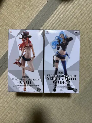 원피스 피규어 나미 비비 2체 세트