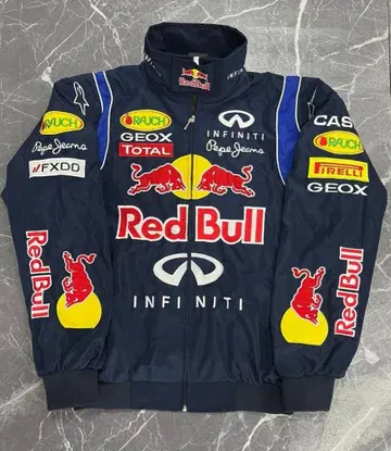 레드불 RED BULL INFINITI 자수 충전솜 F1 레이싱 자켓