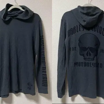 할리데이비슨 써멀 후드티 스컬 S 사이즈