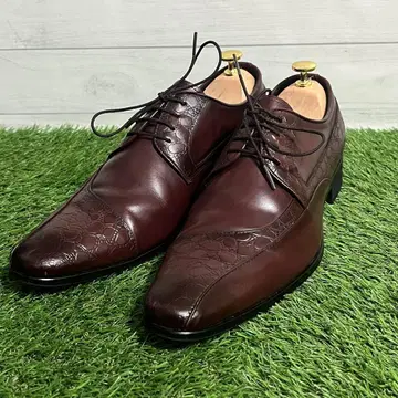 [ 새상품급 ] TRU TRUSSARDI 드레스 슈즈 버건디 26cm